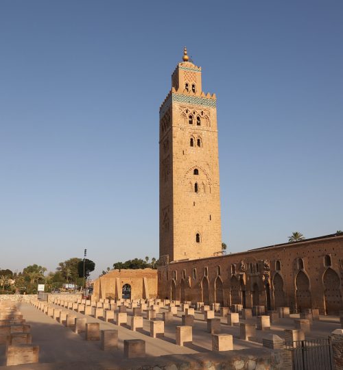 Kutubiyya Mosque in Marrakesh City in Morocco